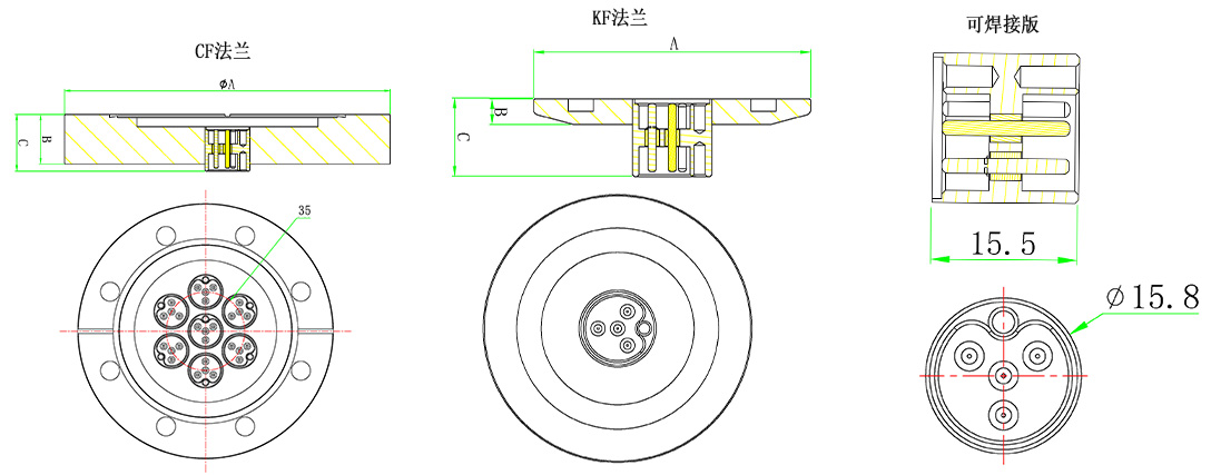4C型真空饋通
